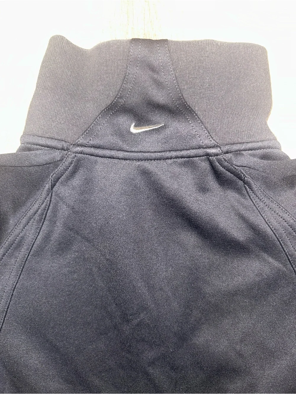 Nike Women’s XS Tracksuit Set Black Thermal Chevron Zip Jacket Straight Pants